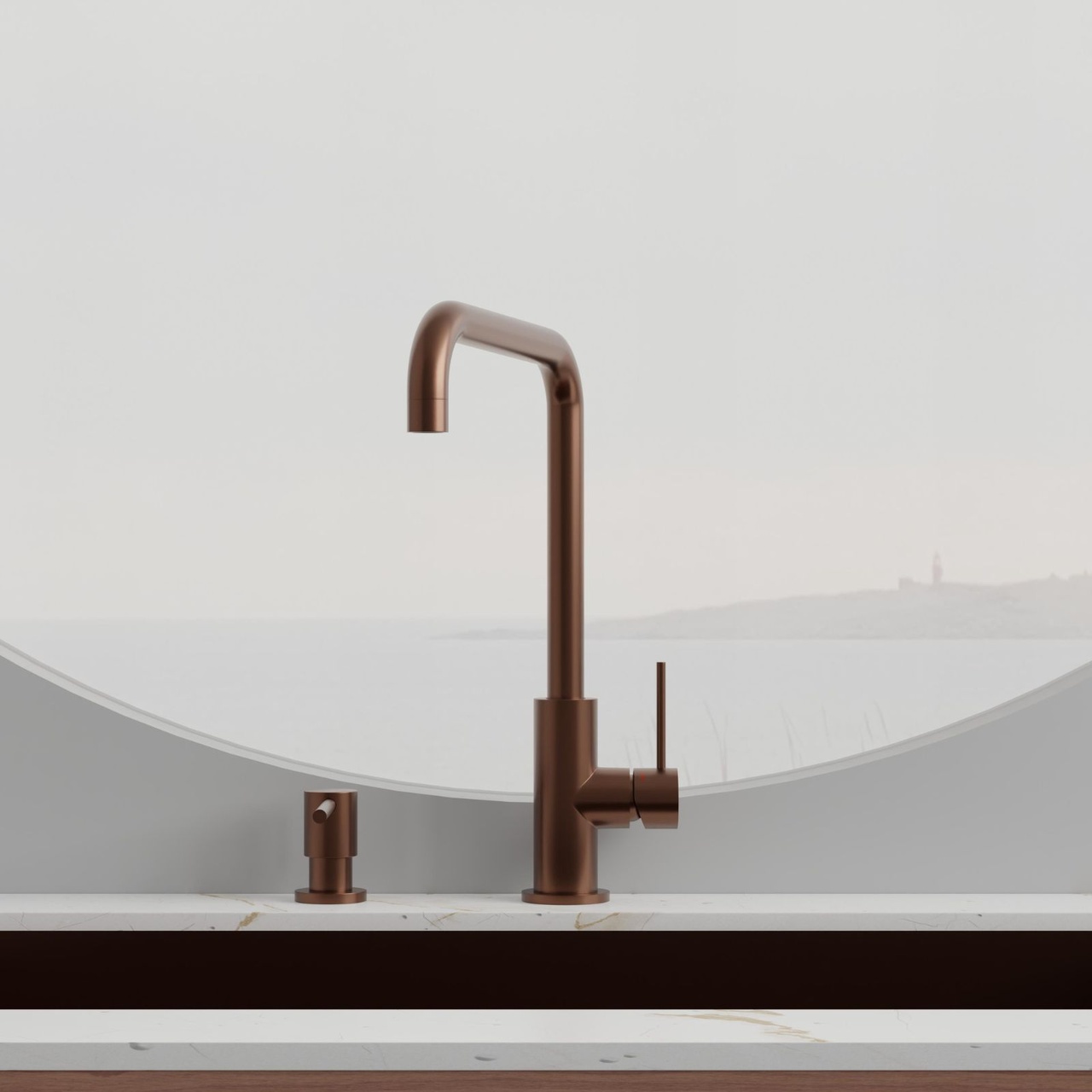 Köksblandare Steel Mood Amber - Utan Diskmaskinavst.