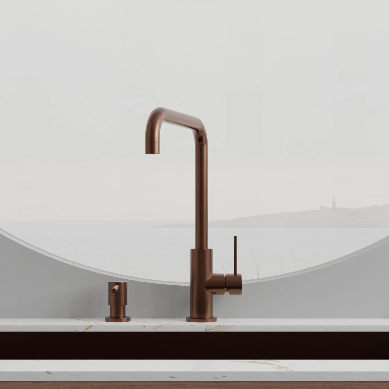 Kitchen Mixer Steel Mood Amber D