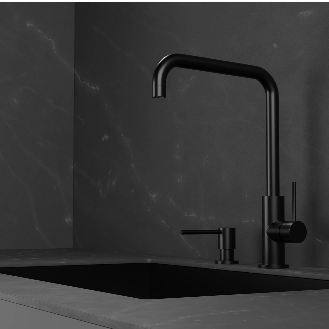 Köksblandare Steel Mood Shadow - Utan Diskmaskinavst.