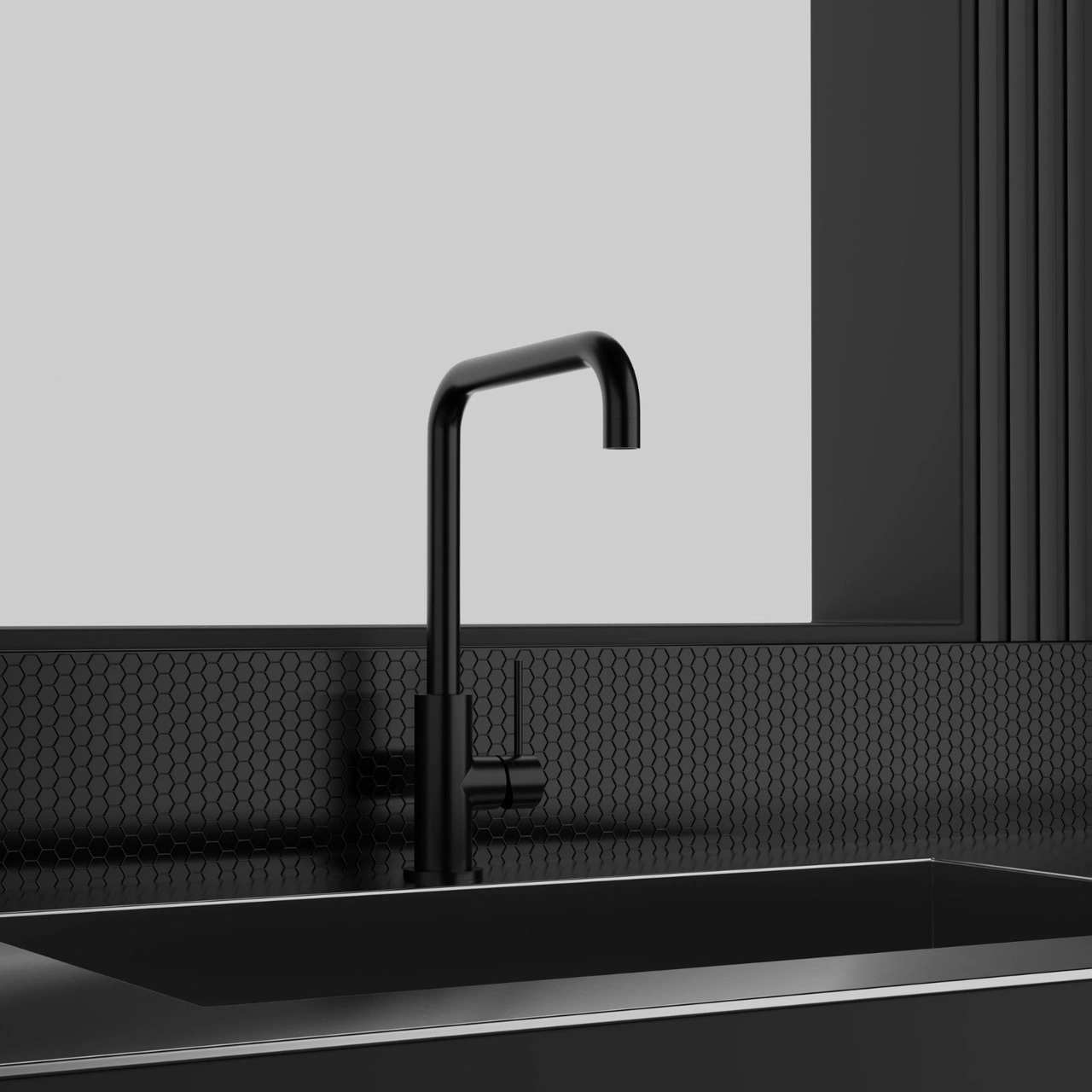 Köksblandare Steel Mood Shadow - Utan Diskmaskinavst.