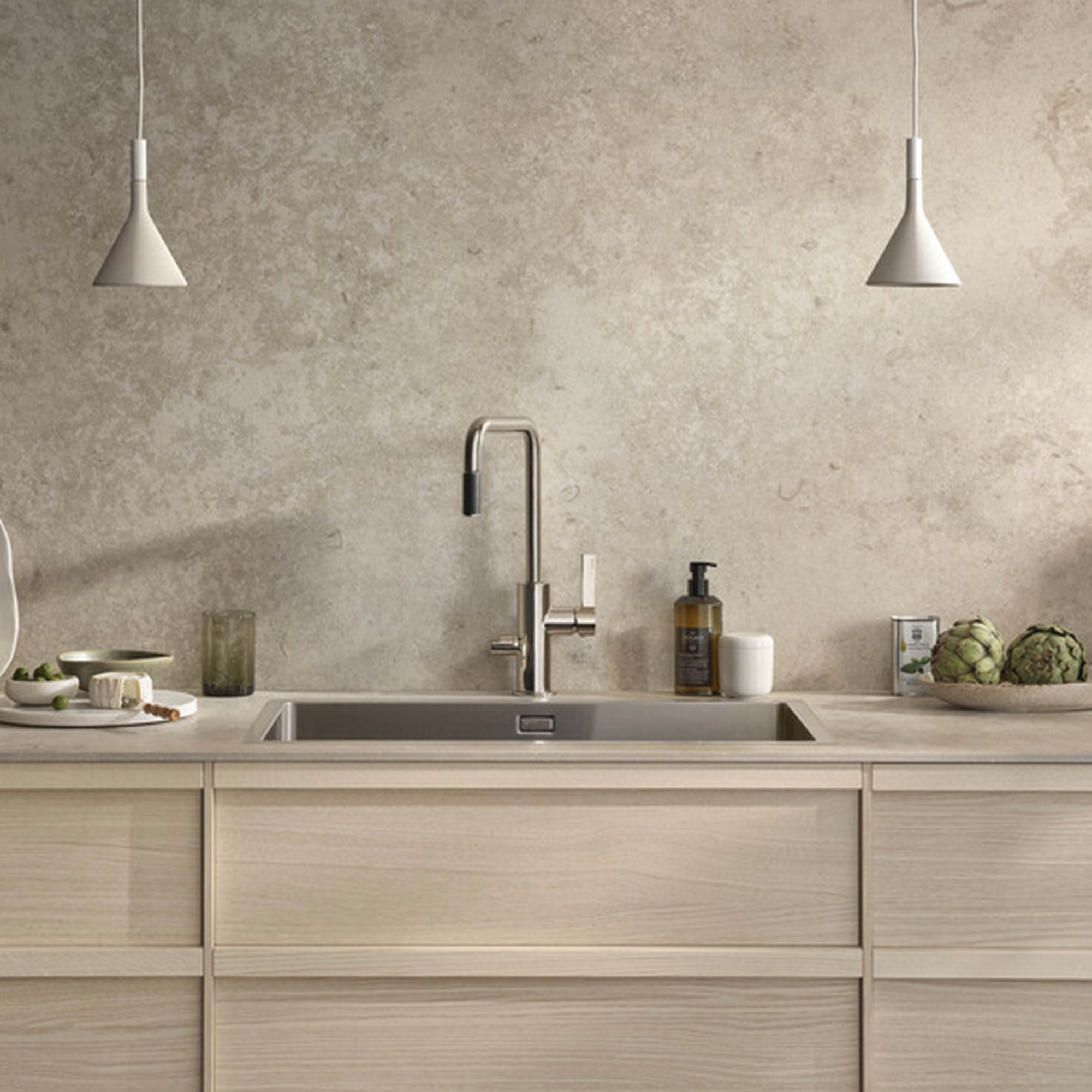 Köksblandare ARM887 Brushed Nickel