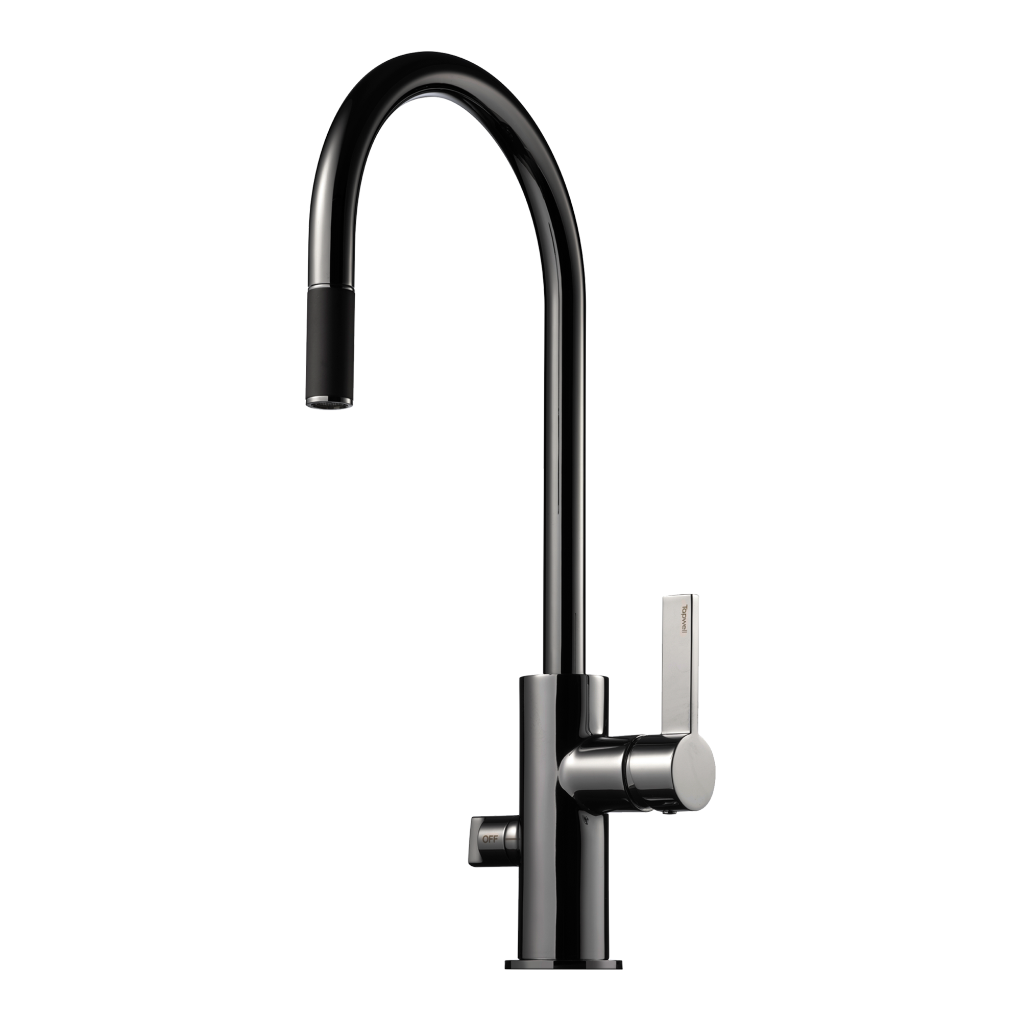 Tapwell Köksblandare ARM885 Black Chrome